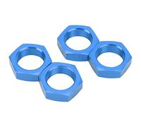 SPYMINNPOO Écrou de Moyeu Hexagonal de Roue Léger de 24mm, 4 Pièces, Pièces de Voiture RC 1/5 Outcast Kraton 8s (Bleu foncé)