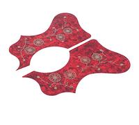 SPYMINNPOO Ensemble de Garde de Guitare 2PCS - Le Matériau Plastique Premium Protège la Guitare Acoustique Rayures (Rouge)