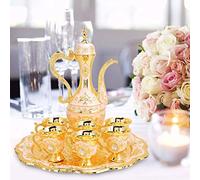 SPYMINNPOO Ensemble de Tasses à Vin en Métal, Décor de Luxe de Style Européen pour Chambre à Coucher, Salon, Décoration de Table en Alliage de Zinc pour Cadeau de Mariage (#1)