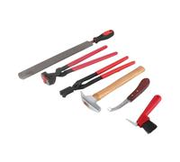 SPYMINNPOO Ensemble D'outils Professionnels pour Couper Les Sabots de Maréchal-ferrant + Matériau en Alliage Durable pour Une Coupe en Douceur + Idéal pour L'entretien des Ongles du Cheval + adapté
