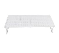SPYMINNPOO Étagère de Rangement Extensible pour Placard, Solide et Durable, pour Un Espace de Cuisine Propre et organisé, en Acier au Carbone et en Plastique, 16,5 Pouces X 8,7 Pouces (Longueur