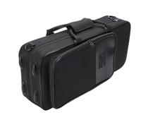 SPYMINNPOO Étui pour Trompette, Sac de Rangement Portable avec Bandoulière Réglable et Poignée Latérale pour Instrument à Vent en Laiton
