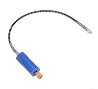 SPYMINNPOO Filtre Séparateur Huile-eau en Aluminium Robuste et Durable, Connexion Facile pour Pompe à Air, Gonfleur, Cylindres D'oxygène, Longueur 24,2", Connecteur Femelle 8 Mm