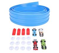 SPYMINNPOO Flex Tracks, Piste de Voiture de Course Flexible de 15 Pieds pour Enfants avec 3 Petites Voitures de Course, Jouet Personnalisable à Faire Soi-même pour Garçons et Filles