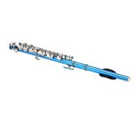 SPYMINNPOO Flûte Piccolo en Cupronickel Bleu Français, Instrument à 6 Trous pour Débutants,