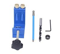 SPYMINNPOO Gabarit de Perçage à Trous Obliques Kit de Positionnement Efficace pour le Travail du Bois pour une Connexion Parfaite, avec épaisseur Réglable, économie de Travail pour les Amateurs de