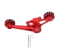 SPYMINNPOO Guide de la Chaîne de Vélos Pliante Tendeur 10T Tendeur de Chaîne de Vélos Usagée pour 3Sixty, Road Racing Essentials (Multicolore) (Black) (Rouge)