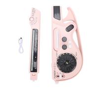 SPYMINNPOO Guitare électrique pour Enfants, Instrument de Musique, Guitare Jouet sans Cordes avec Lumières LED et Platine DJ Intégrée, pour Les Tout-Petits à Partir de 3 Ans (Pink)