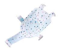 SPYMINNPOO Hamac de Bain pour bébé, Support en Maille Confortable avec Sangles Réglables et Protection de la Colonne Vertébrale pour Nouveau-nés, Blanc (étoile)