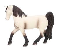 SPYMINNPOO Horse Club, Simulation Cheval Solide Figurine Modèle Animal en Plastique Jouets Éducatifs pour Filles et Garçons 3 Couleurs(Quarter Brown Horse)