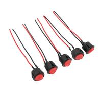 SPYMINNPOO Interrupteur de Phare, Commande Résistante aux Intempéries pour VTT et Vélos électriques, Installation Facile, fonctionnalité Double Flash, Lot économique de 5