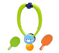 SPYMINNPOO Jeu D'auto-entraînement de Tennis de Table en Salle Installation Facile Entraîneur de -Pong Jouez ou avec d'autres Exercez Votre capacité de Réaction Convient à Les âges (Green)