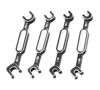 SPYMINNPOO Jeu de 4 Clés en Alliage D'aluminium pour Voiture RC, Dissolvant de Rotule D'écrou de Tendeur Durable, Pratique pour Les Voitures Télécommandées, Les Voitures à Dérive, Les Camping-Cars