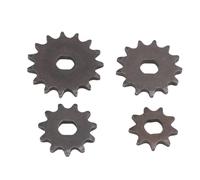 SPYMINNPOO Jeu de Pignons de Chaîne de Scooter T8F, 4 Pièces, 15T 13T 11T 9T, Kit de Dents à Trou en H, Alésage de 10mm, pour Dirt Bike ATV 47cc 49cc