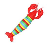 SPYMINNPOO Jouet à Main Anti-Stress en Forme de Homard imprimé en 3D, Décoration de Bureau Parfaite pour Le TDA et Le TDAH, Taille Compacte pour en Déplacement, Design aux Couleurs Vives (tête Rouge)