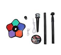 SPYMINNPOO Jouet de Microphone pour Enfants avec Lumières Colorées Clignotantes, Micro Debout pour Le Chant et Le Jeu de Musique des Enfants