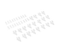 SPYMINNPOO Kit de Chape de Klaxon de Commande, Angle de Gouvernail Durable à 4 Trous pour Avion RC en Mousse à Voilure Fixe, Réutilisable pour Avion électrique, 20 Ensembles