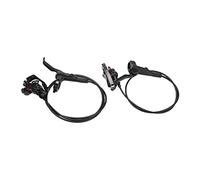 SPYMINNPOO Kit de Frein à Disque de Vélo,M4 Kit de Freins à Disque à Pression D'huile VTT MT420 Étriers Avant Arrière 4 Pistons avec 1 Paire de Rotor de Frein à Disque 160 Mm de Plaquette Mécanique