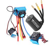 SPYMINNPOO Kit ESC 45A de Moteur sans Balais étanche 3650 2300KV, Refroidissement Efficace et Couverture énergétique, adapté pour Voiture RC 1/10, Alliage D'aluminium
