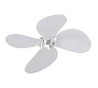SPYMINNPOO Lame de Ventilateur de Poêle Efficace à 4 Pales de Remplacement pour Accessoires de Poêle Domestique, Lame de Ventilateur D'appareil électrique à Faible Bruit pour Cheminée, Taille 7,1"