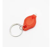 SPYMINNPOO Lampe de Poche Porte-clés, Lampe Porte-clés UV Compacte en PP avec Batterie CR2016 pour l'inspection des Hôtels et le Contrôle de sécurité (ORANGE)