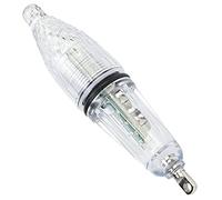 SPYMINNPOO Leurre de pêche à LED, lampe à calamar, lampe à LED intégrée, lumière de mer et d'eau salée, attire la lumière, piège, pieuvre et seiche (vert)