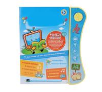 SPYMINNPOO Livre Sonore d'apprentissage de L'anglais, Constructeur de Vocabulaire éducatif Interactif avec des Activités Amusantes pour Les Enfants, Léger et Portable pour Les Voyages