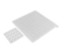 SPYMINNPOO Lot de 2 Moules D'échecs avec Une Bonne Résistance à la Chaleur, Faciles à Utiliser et à Nettoyer pour Créer des Pièces D'échecs Attrayantes pour Les Amateurs D'artisanat