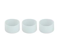 SPYMINNPOO Lot de 3 Botte en Silicone, Résistant aux Hautes Températures, Anti-dérapant, Anti-Rayures, pour Bouteille d'eau. (Transparent)
