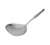 SPYMINNPOO Louche D'écumoire à Grand Débit, Cuillère à Passoire pour Cuisine, écumoire de Cuisson en Acier Inoxydable 304 pour Frites, Légumes et Viande, Résistance aux Hautes Températures, 15,7x5,7