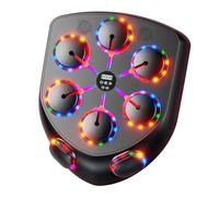 SPYMINNPOO Machine de Boxe Musicale, Entraîneur de Frappe Interactif Intelligent BT avec Rythme de Synchronisation AI pour Enfants et Adultes, Entraînement Physique (Ensemble Parent-Enfant)