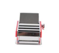 SPYMINNPOO Machine Manuelle à Rouler la Pâte en Acier Inoxydable, pour Pâtes à épaisseur Réglable, Fabrication de Pâtes Essentielles à la Maison pour les Amateurs de Nouilles (rouge)