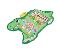 SPYMINNPOO Mat de Musique Infantile, Tapis Musical pour Tout-petit, Tambour de Piano pour Enfants, Tapis de Batterie de Piano à Thème Dinosaure avec 8 Modes Musicaux pour les Tout-petits 12-36m,