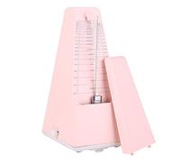 SPYMINNPOO Métronome à Noyau Mécanique en Métal pour Violon, Piano, Guitare, Facile à Utiliser, Améliore le Rythme, Coque ABS Durable (rose) (Rose)