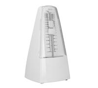 SPYMINNPOO Métronome Mécanique, Métronome de Piano Universel de Haute Précision avec Battement Réglable 40-208 BPM, pour Guitare, Violon, Batterie et Autres Instruments de Musique (WHITE)