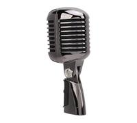 SPYMINNPOO Microphone Vocal Dynamique Rétro Classique, Micro Vintage en Alliage de Zinc Caroïde, Support Réglable