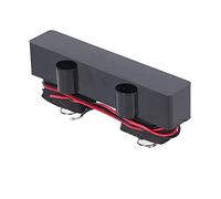 SPYMINNPOO Micros pour Guitare Basse, Ensemble de Micros Scellés à 4 Cordes Silencieux, Accessoire Noir Durable Idéal pour le Remplacement des Basses électriques (91mm+94mm)