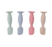 SPYMINNPOO Mini Applicateur de Crème pour Couches, 4 Pièces, Spatule en Silicone Souple pour Pâte à Fesses pour Bébés, Processus de Changement de Couches Plus Facile, 4,13 Pouces
