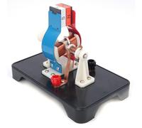 SPYMINNPOO Modèle d'électromoteur Miniature, Kit d'expérimentation éducative Physique en Fer avec Pièces Amovibles pour Laboratoires Scolaires et Projets Scientifiques, Moteur 9 V CC (Petit Moteur