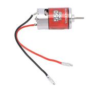 SPYMINNPOO Moteur brossé 550, Boîtier en Acier Inoxydable, Haute Vitesse 27T, Idéal pour les Voitures et Bateaux RC comme et SCX10