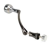 SPYMINNPOO Moulinet de Pêche Portatif Léger, Moulinet de Pêche de de Rotation de Culbuteur de Vis en Aluminium, pour Les Pêcheurs (Tige d'arbre hexagonale S)