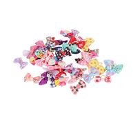 SPYMINNPOO Nœuds en Poils de Chien, 50 Pièces, Jolis Nœuds Papillon pour Le Toilettage des Animaux de Compagnie, pour Les Vacances et Les Cadeaux pour Chiens, Chats, Pâques