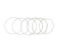 SPYMINNPOO Nylon Transparent en Alliage de Cuivre plaqué Argent, 6 Pièces, Cordes de Guitare Classique, Ton Brillant, Réponse Rapide