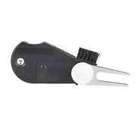 SPYMINNPOO Outil de Divot avec Diapason, Marqueur de Balle, Compteur de Coups de Brosse, Accessoire de Multifonctionnel Pratique pour Terrains de et Clubs, Vert