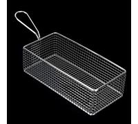 SPYMINNPOO Outil Portatif de Passoire de Panier de Friture D'acier Inoxydable pour le café de Barre à la Maison, 8.5x4.2x2.6in