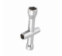 SPYMINNPOO Outils de Roues de Voiture RC, Modèle Multifonctionnel Clés Croisées Manchon de Clés Croisées en Aluminium pour Vis et écrou M2 M2.5 M3 M4