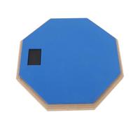 SPYMINNPOO Pad de Batterie D'entraînement, 8 Pouces, Double Face, Silencieux, avec Caoutchouc de Bois Haute densité et Polymère EVA, pour Débutants, Pratique de la Batterie à la Maison ou à (BLUE)