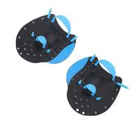 SPYMINNPOO Pagaies de Natation Nager Pagaies à Main Les d'entraînement de Natation pour Les Adultes des Ailettes à Main en Polypropylène en Silicone Réglables avec des Lignes Antidérapantes (L)