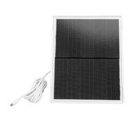 SPYMINNPOO Panneau Solaire 10 W, Chargeur de Panneau Solaire pour Caméra Extérieure avec Port USB pour Caméra Lumineuse Extérieure