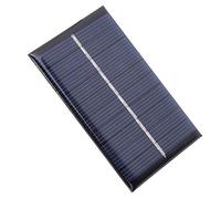 SPYMINNPOO Panneau Solaire Léger et Efficace, Chargeur de Carte D'alimentation 0,6 W pour Petits Appareils 80 X 55 Mm pour Lumières de Secours, Ventilateurs électriques [Panneau Solaire